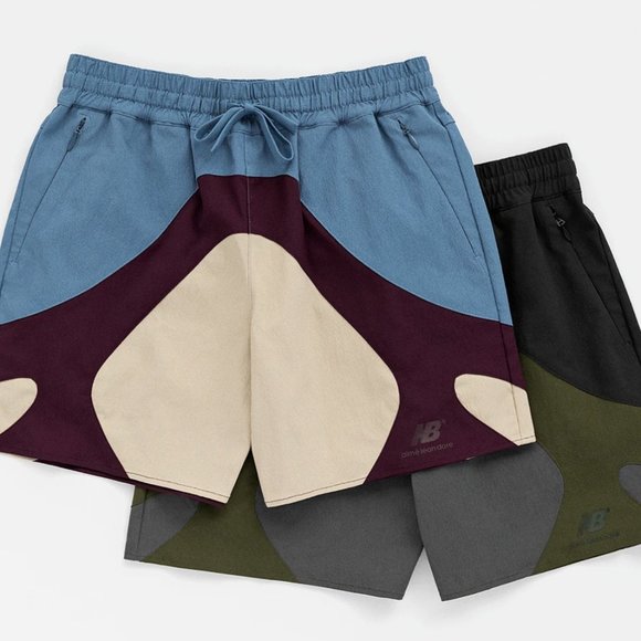 Aime Leon Dore × New Balance ALD Cordura Short Purple / Cream size 30 - Picture 3 of 4